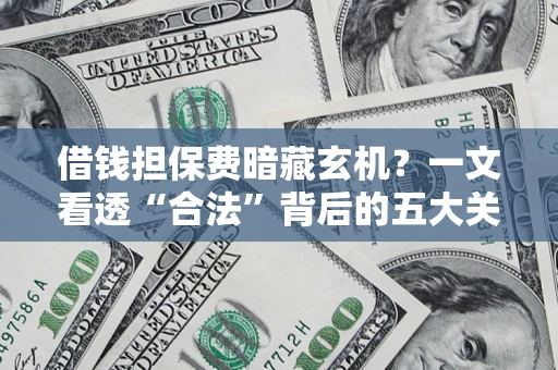 济南借钱担保费暗藏玄机？一文看透“合法”背后的五大关键陷阱