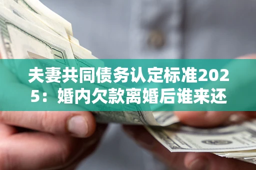 济南夫妻共同债务认定标准2025:婚内欠款离婚后谁来还? 济南夫妻共同债务认定标准2025:婚内欠款离婚后谁来还?