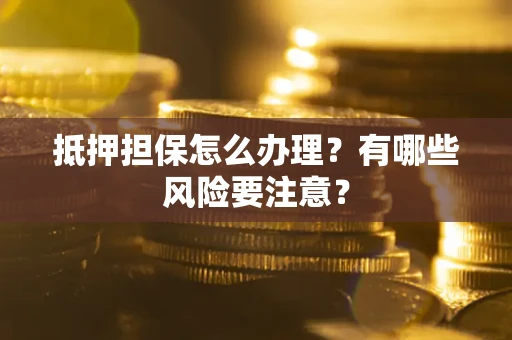 济南抵押担保怎么办理？有哪些风险要注意？