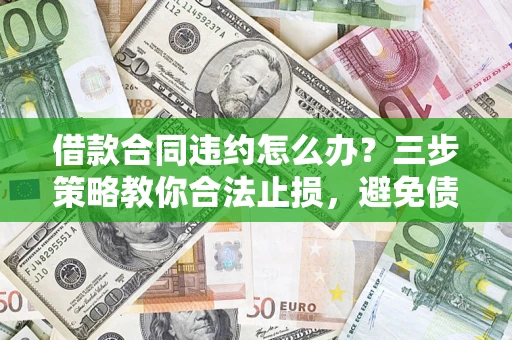 济南借款合同违约怎么办？三步策略教你合法止损，避免债务危机升级